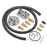 1967-1990 Camaro Mr. Gasket Oil Filter Relocation Kit Single Filter Image