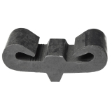 1970-1972 Chevrolet Front Bumper Bracket Reinforcement Rubber Insulator Image