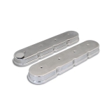 1964-1977 Chevelle Eddie Motorsports Chevy LS Cast Valve Covers, Polished Image