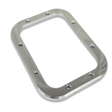 Eddie Motorsports Smooth Billet Shifter Bezel & Mount Plate - Machined Image