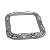 Eddie Motorsports Contoured Billet Shifter Bezel & Mount Plate - Clear Coat Image