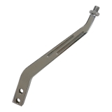 Eddie Motorsports Tremec & T5 Ball Milled Shifter Handle - Clear Anodized: MS110-80CA Image