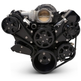 EMS LS with VVT Raven S-Drive Plus 8Rib Serpentine System, Remote Res, Matte Black Finish Image