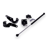 Eddie Motorsports 1970-1981 Camaro Billet Trunk Hinge & Strut Kit - Black Anodized Image