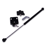 Eddie Motorsports 1970-1981 Camaro Billet Trunk Strut Kit - Black Anodized Image