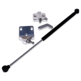 Eddie Motorsports 1970-1981 Camaro Billet Trunk Strut Kit - Clear Anodized Image