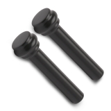 Eddie Motorsports 1967-1981 Camaro Radiused Door Lock Knobs - Matte Black Image