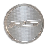 Eddie Motorsports 1967-1968 Camaro RS Logo Billet Fuel Cap - Clear Anodized Image