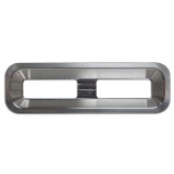 Eddie Motorsports 1968 Chevrolet Billet Tail Light Bezels, Machined Finish Image