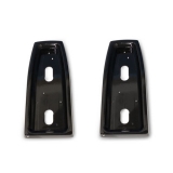 Eddie Motorsports 1966-1967 Nova Billet Tail Light Bezels, Gloss Black Anodized Image