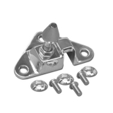 Eddie Motorsports 1967 El Camino Billet Hood Latch Assembly, Machined Image