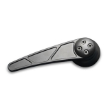 Eddie Motorsports 1962-1979 Nova Lightning Interior Door Handles, Matte Black Image