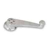 Eddie Motorsports Smooth Interior Window Cranks, Clear Anodized Image