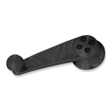 Eddie Motorsports 1964-1977 Chevelle Lightning Interior Window Cranks, Black Anodized Image