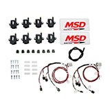 1964-1977 Chevelle MSD Smart Coil Big Wire Kit, Black Image