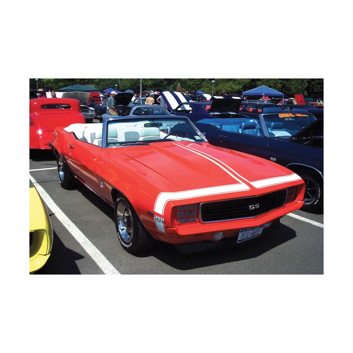 1969 Chevrolet Dx-1 Stripe Kit In Red
