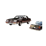 1983 Hurst&Stripe and Decal Kit (Silver & Red) Image
