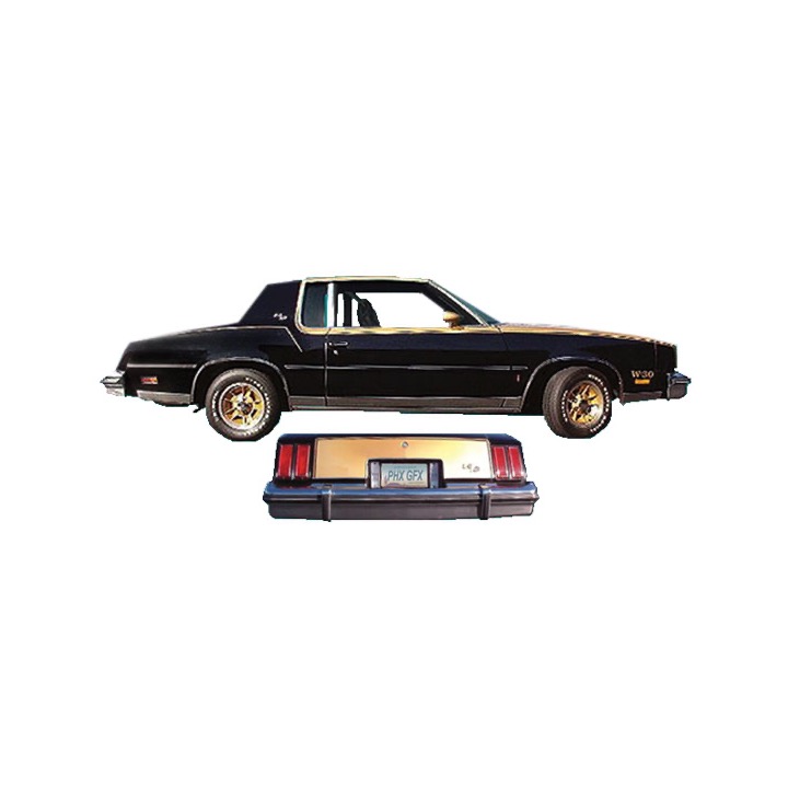 1979 Hurst/Olds Stripe and Decal Kit (Gold w/ Black for Black Car)