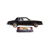 1979 Hurst/Olds Stripe and Decal Kit (Gold w/ White for White Car) Image