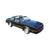 1985-1986 Monte Carlo SS Stripe and Decal Kit (Orange) Image