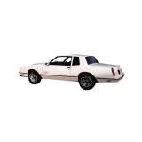 1987-1988 Monte Carlo SS Stripe and Decal Kit (Light Gold / Med Gold / Dark Gold) Image