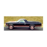 1968 El Camino Super Sport Stripe Kit Black Image