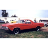 1969 El Camino Super Sport Stripe Kit Red Image