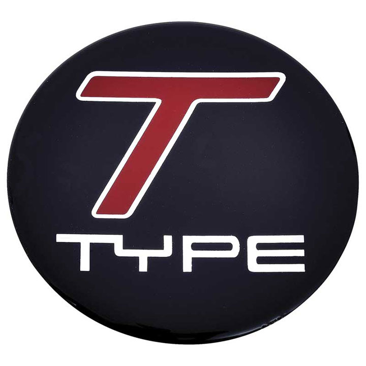 1984-1986 Buick T-TYPE Hub Cap Emblem Black And Red