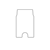 1973-77 Nova Trunk Rubber Floor Mat - Smooth Cover Image