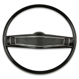 1970 El Camino Standard Steering Wheel Black Coarse Grain Image