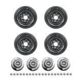 1966 Chevrolet Steel COPO Wheel Kit 14 x 6 Image