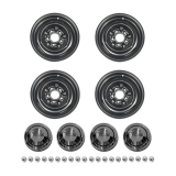 1968-1970 Chevelle Steel COPO Wheel Kit 14 x 6 Image