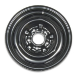 1967-1969 Camaro Steel COPO Wheel 14 x 6 Black Image