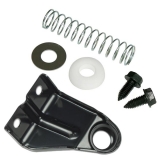 1970-1977 Monte Carlo Back Drive Cross Shaft Bracket Spring, Plastic Spacer & Washers 5pc Kit Image