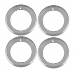 1969-1970 Nova Super Sport Trim Rings Kit 14 X 7 Image