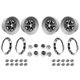 1969-1970 El Camino Super Sport Wheel Kit 14 X 7 Image