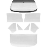 1967-1967 Camaro Coupe 8 Piece Glass Kit Smoke Gray Tint Image