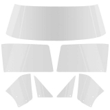 1967-1967 Camaro Convertible 7 Piece Glass Kit Clear Image