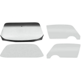 1975-1981 Camaro Coupe Glass Kit Smoke Gray Tint - w/o Rear Defrost Option Image