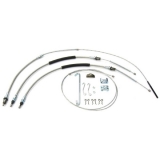 1968-1972 El Camino Parking Brake Cable Super Kit, With TH400, Original Material Image