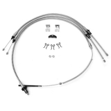 1975-1981 Camaro Parking Brake Cable Kit Stainless Steel Image