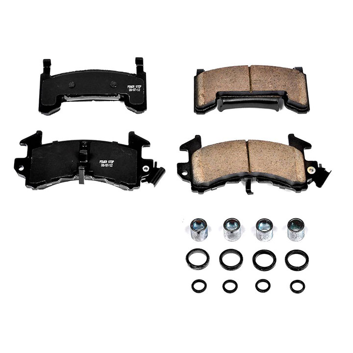 ACB ZONE Front & Rear Ceramic Brake Pads W/Hardware For Ford Mustang 1999-2004 – Low Dust, Quiet