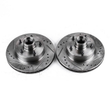 1975-1978 Nova Front Evolution Drilled & Slotted Rotors - Pair Image