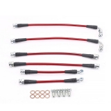 1995-1997 Camaro Front & Rear SS Braided Brake Hose Kit Image