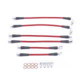 1998-2002 Camaro Front & Rear SS Braided Brake Hose Kit Image