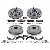 1970-1972 Chevelle Powerstop Front & Rear Z23 Evolution Sport Brake Kit Image