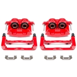 1998-2002 Camaro Front Red Calipers w/Brackets - Pair Image