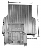 1968-1972 El Camino Complete Bed With Supports And Roll Pan Image