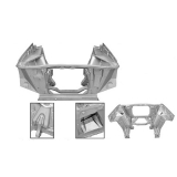 1966-1967 Chevy 2 Nova Complete Front End Doghouse Assembly Image