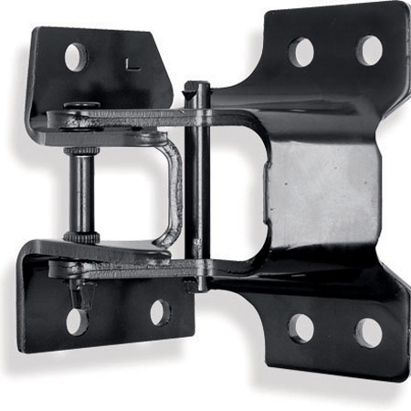 Maryland Mustang 1967-1968 Mustang Upper Door Hinge Set – Right Side Upper & Lower (Pair) – Primer Finish, OE Spec